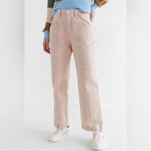 Francesca’s Harper Heritage Abigail Tapered Ankle Strap Jeans